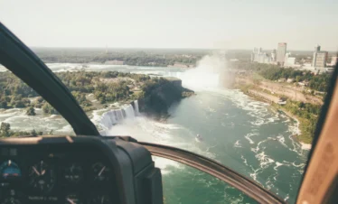 Niagara Falls Helicopter View